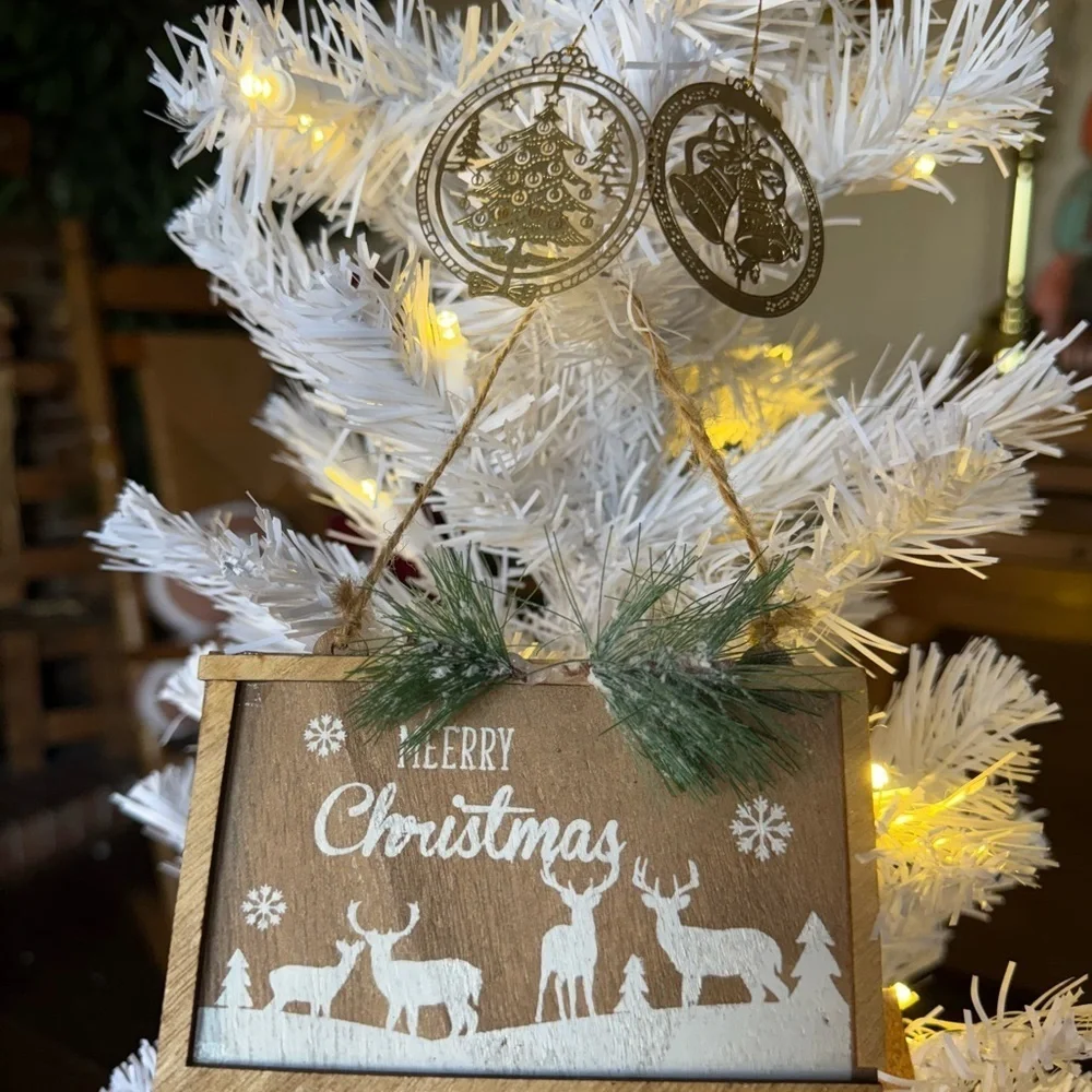 Christmas Rustic Ornaments Set
